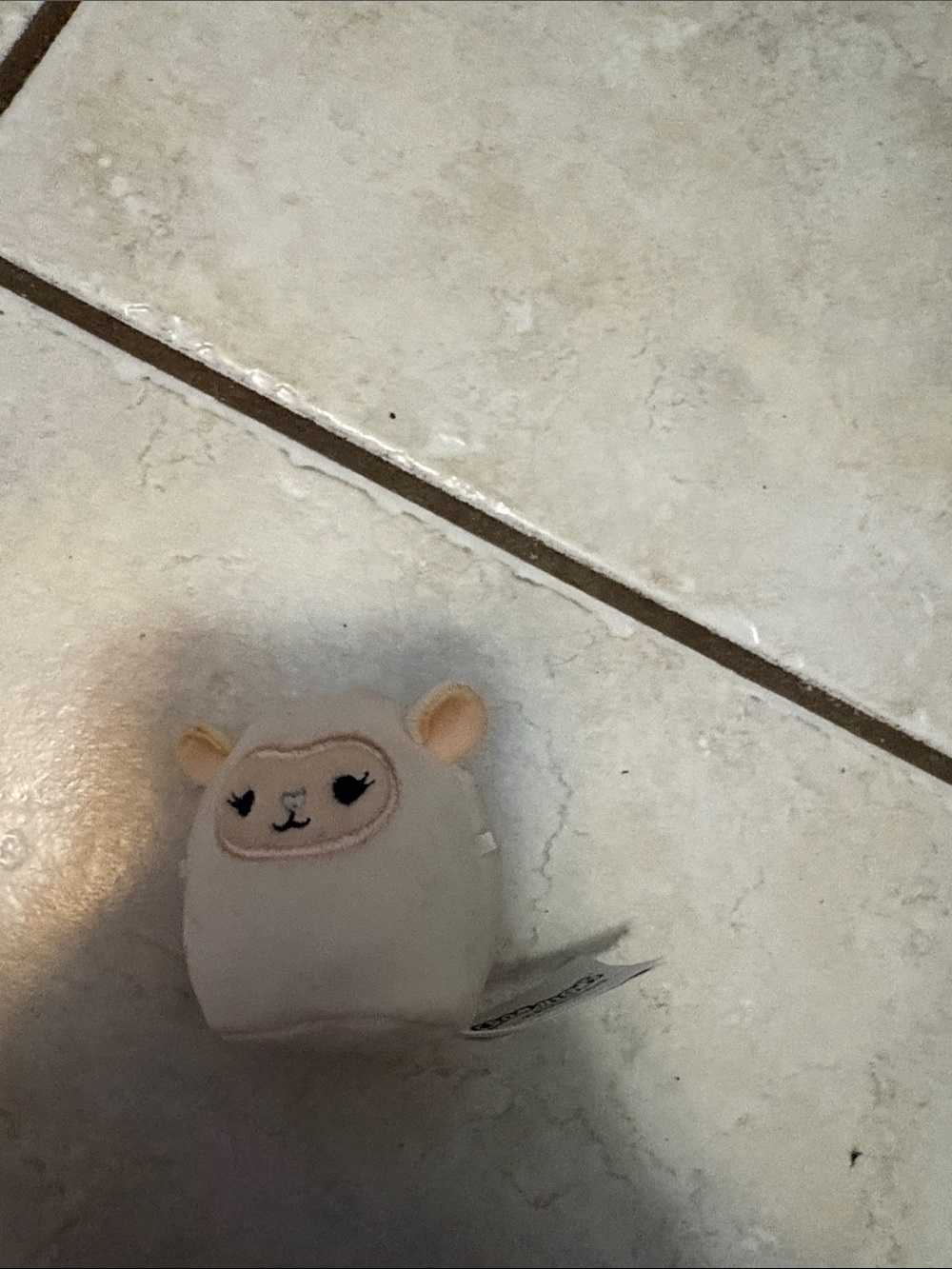 Plush Small Pet Toy - Cream Lamb Plush